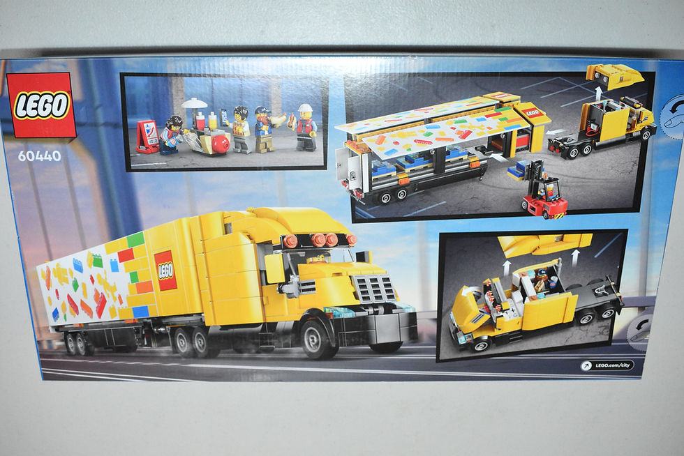 LEGO City 60440 Yellow Delivery Truck