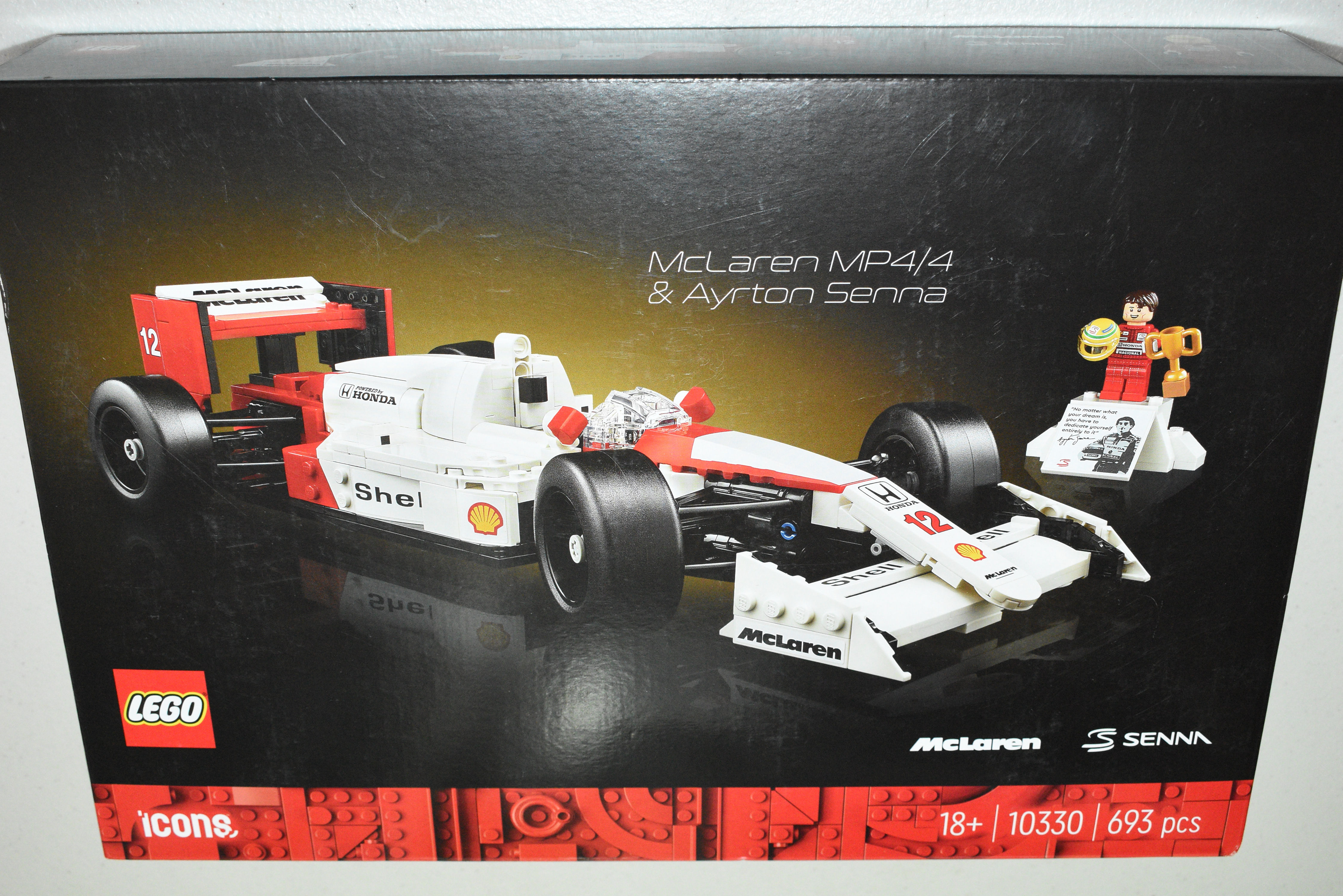 LEGO Icons 10330 Icons McLaren MP4/4 & Ayrton Senna from ToyHarmony