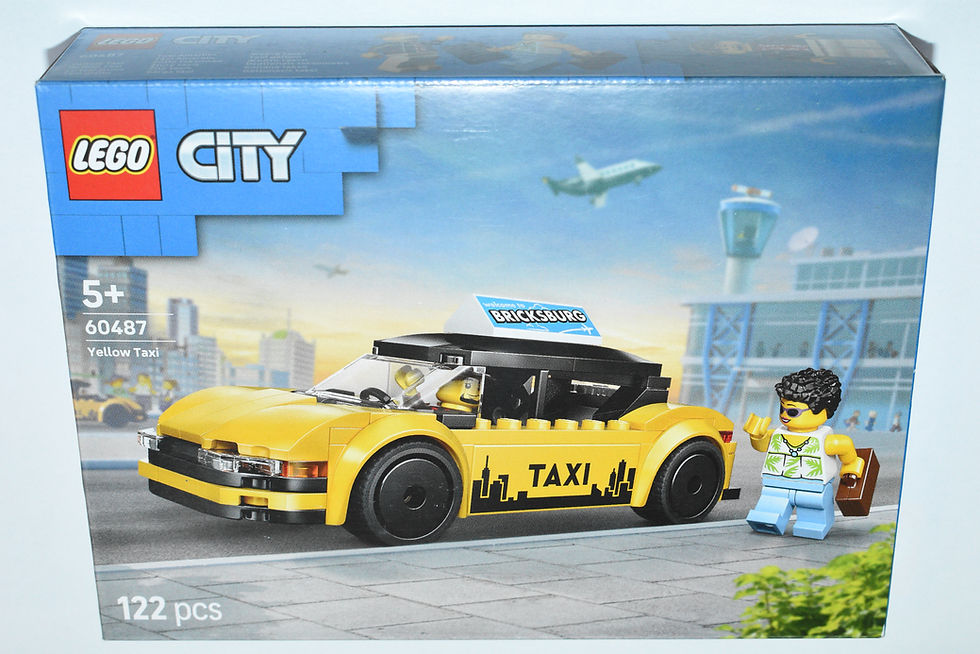 LEGO City 60487 Yellow Taxi