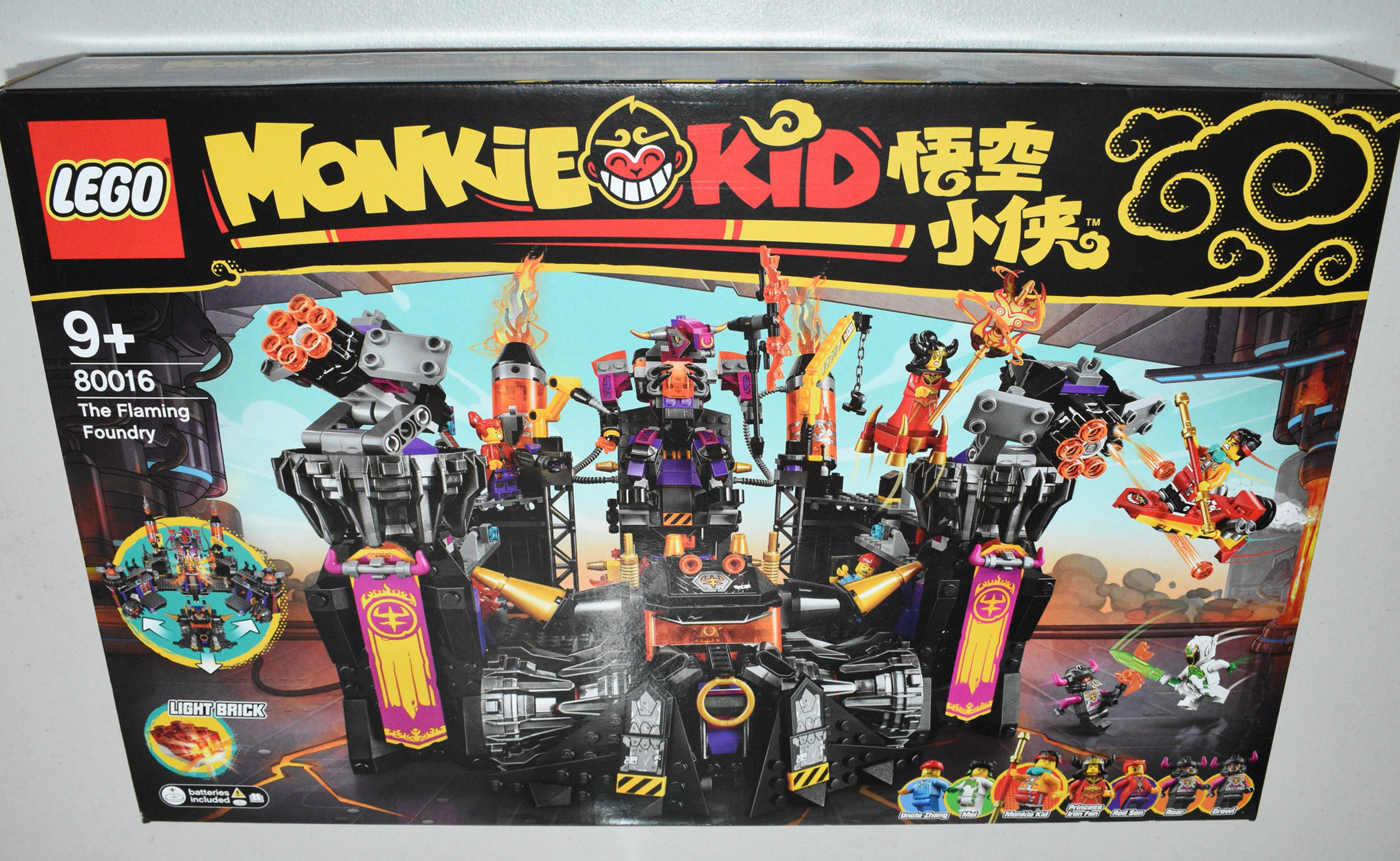 LEGO Monkie Kid 80016 The Flaming Foundry from ToyHarmony