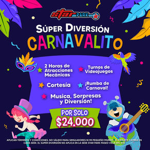 ¡Súper diversión!: Vive la emoción del carnaval