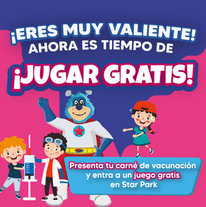 ¡Vacunarte ahora es divertido!