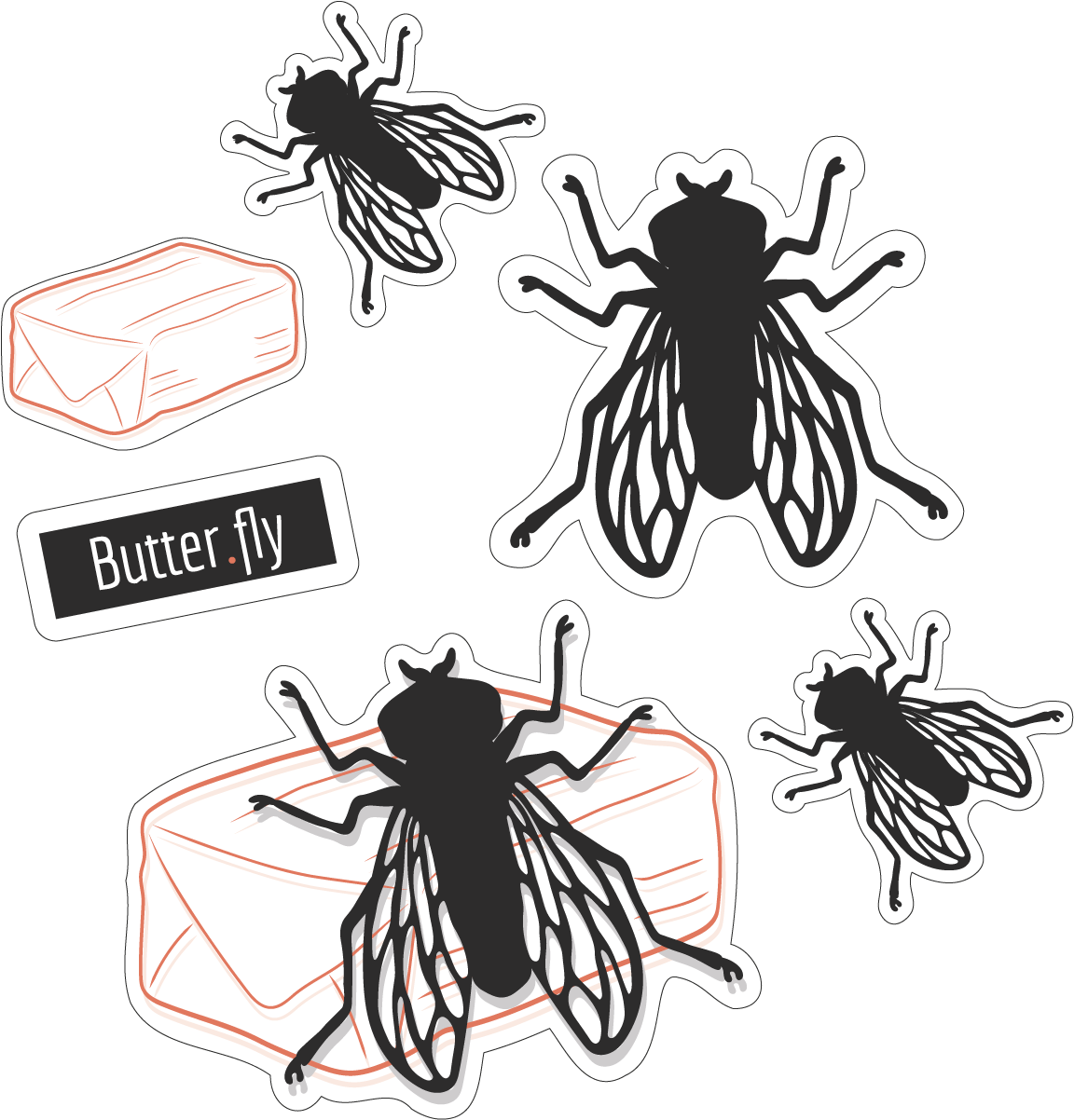 Stickers / Butter.fly