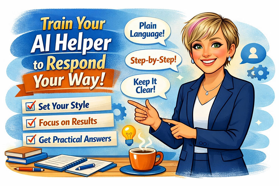 How to Train Your AI Helper to Sound More Like You