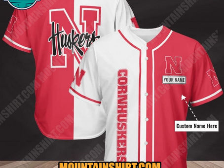 NCAA Nebraska Cornhuskers Personalized Baseball Jersey