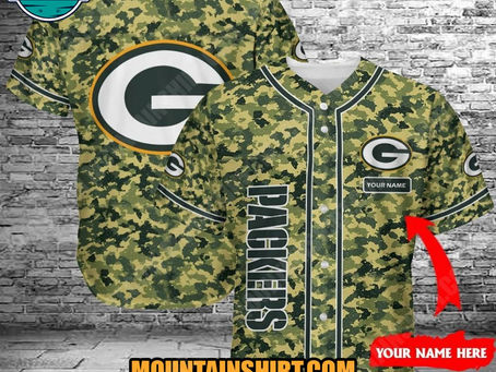 Personalized NFL Green Bay Packers Baseball Jersey