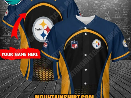 NFL Pittsburgh Steelers Personalized Baseball Jersey