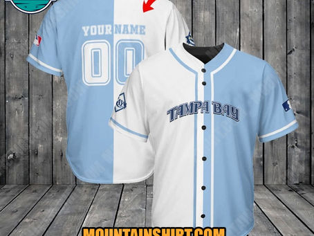 MLB Tampa Bay Rays Personalized Baseball Jersey