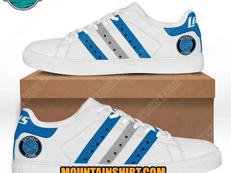 NFL Detroit Lions Adidas Stan Smith Shoes