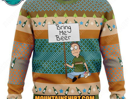 Jerry Bring Me Beer Ugly Christmas Sweater