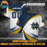 NCAA Notre Dame Fighting Irish Personalized Baseball Jersey