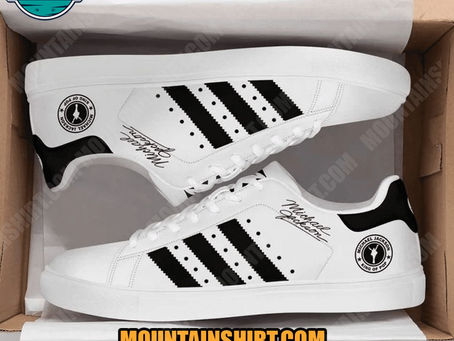 Michael Jackson White Adidas Stan Smith Shoes