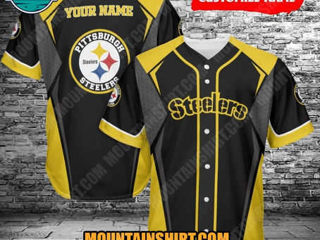 NFL Pittsburgh Steelers Custom Baseball Jersey