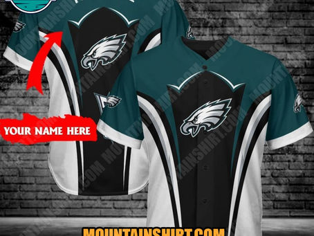 NFL Philadelphia Eagles Personalized Baseball Jersey