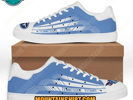 NFL Tennessee Titans Blue Stan Smith Shoes