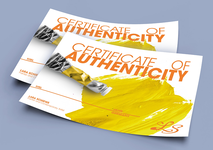 Echtheitszertifikat