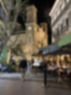 an evening scene in Athens