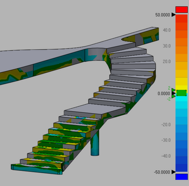3D Scan 3d Survay Stairs BMS Desing Ltd
