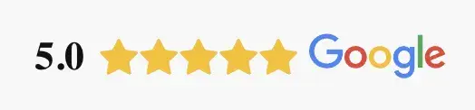 A 5 star google reviews Icon