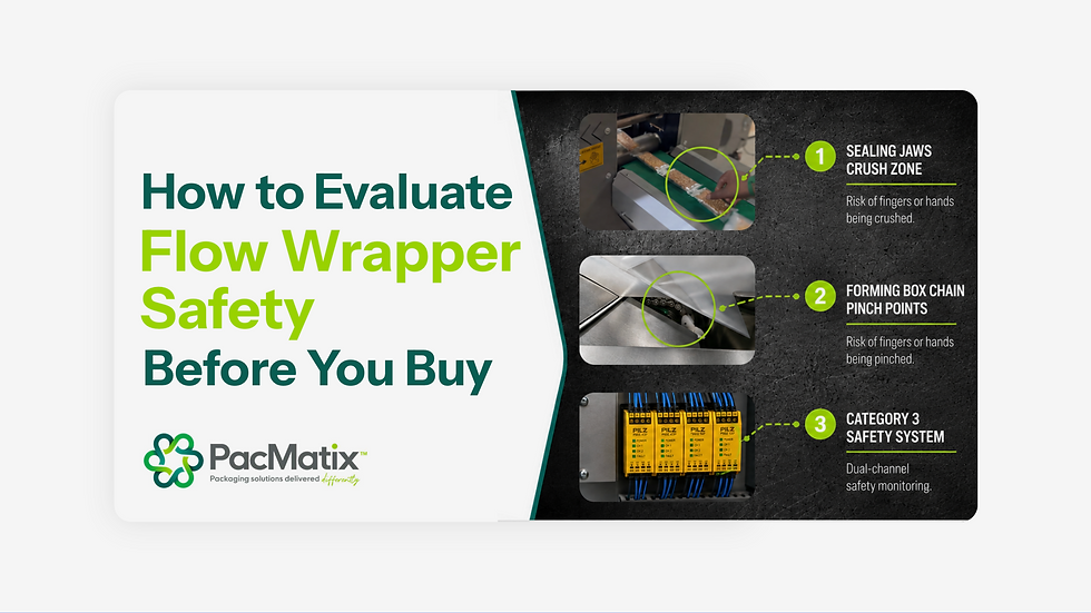 How to Evaluate Flow Wrapper Safety Before You Buy | A Practical Guide for Food Manufacturers