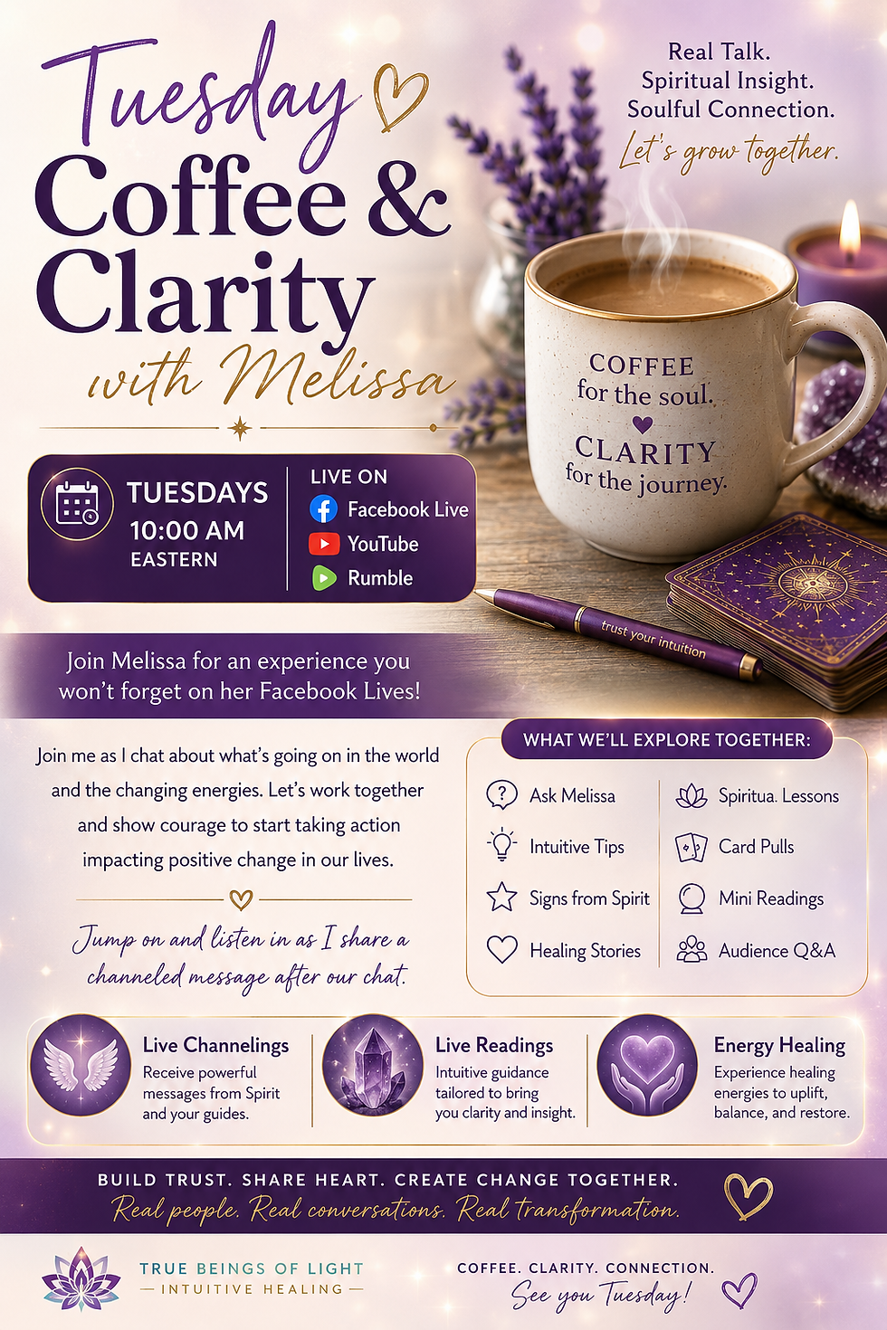 ☕ Tuesday – Coffee & Clarity with Melissa