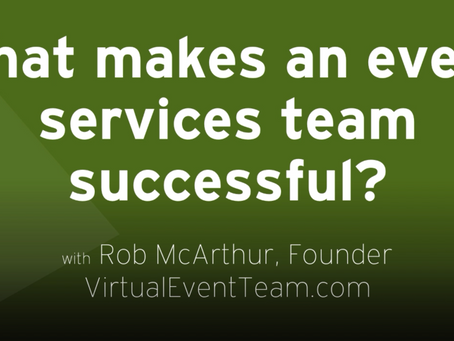 What makes an event services team successful?