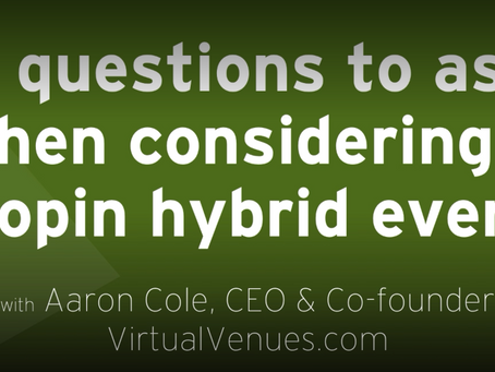 Thought Leader Conversations: 5 questions to ask when considering a Hopin hybrid event