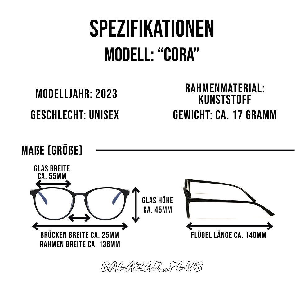 Miniaturbild: Blaulicht-Filter-Brille "Cora"