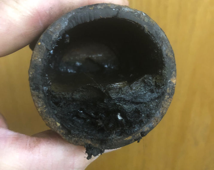 Drainpipe in Library Sink.jpeg