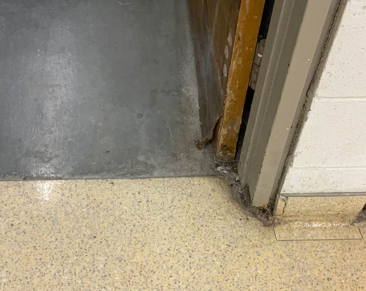 First Floor North Wing Loading Dock_Door Frame Corrosion.jpeg