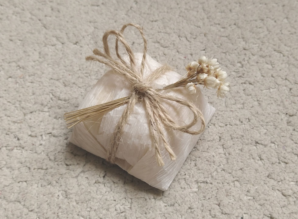 Laço de Juta e mini buque