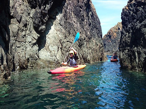 Kayaking in Pembrokeshire