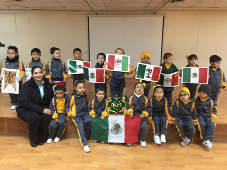 Asamblea Cívica Preescolar Día de La Bandera.