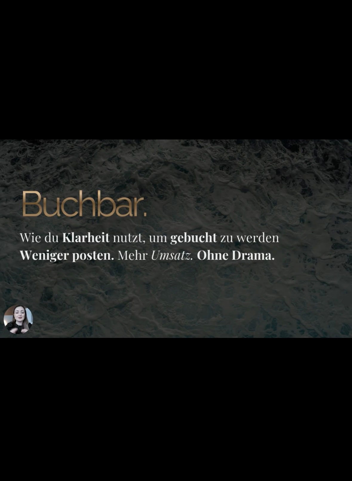 Sag in 1 Satz, was du verkaufst und werde gebucht - Buchbar.