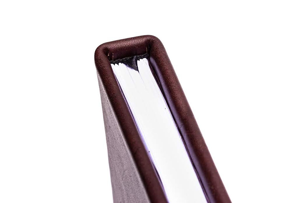 Miniatura: Cuaderno Artesanal Tapa De Cuero A5 Hecho A Mano.