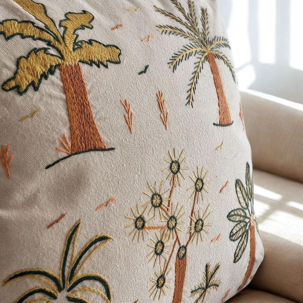 Thumbnail: Handmade Egyptian Cotton Cushion Cover No.8