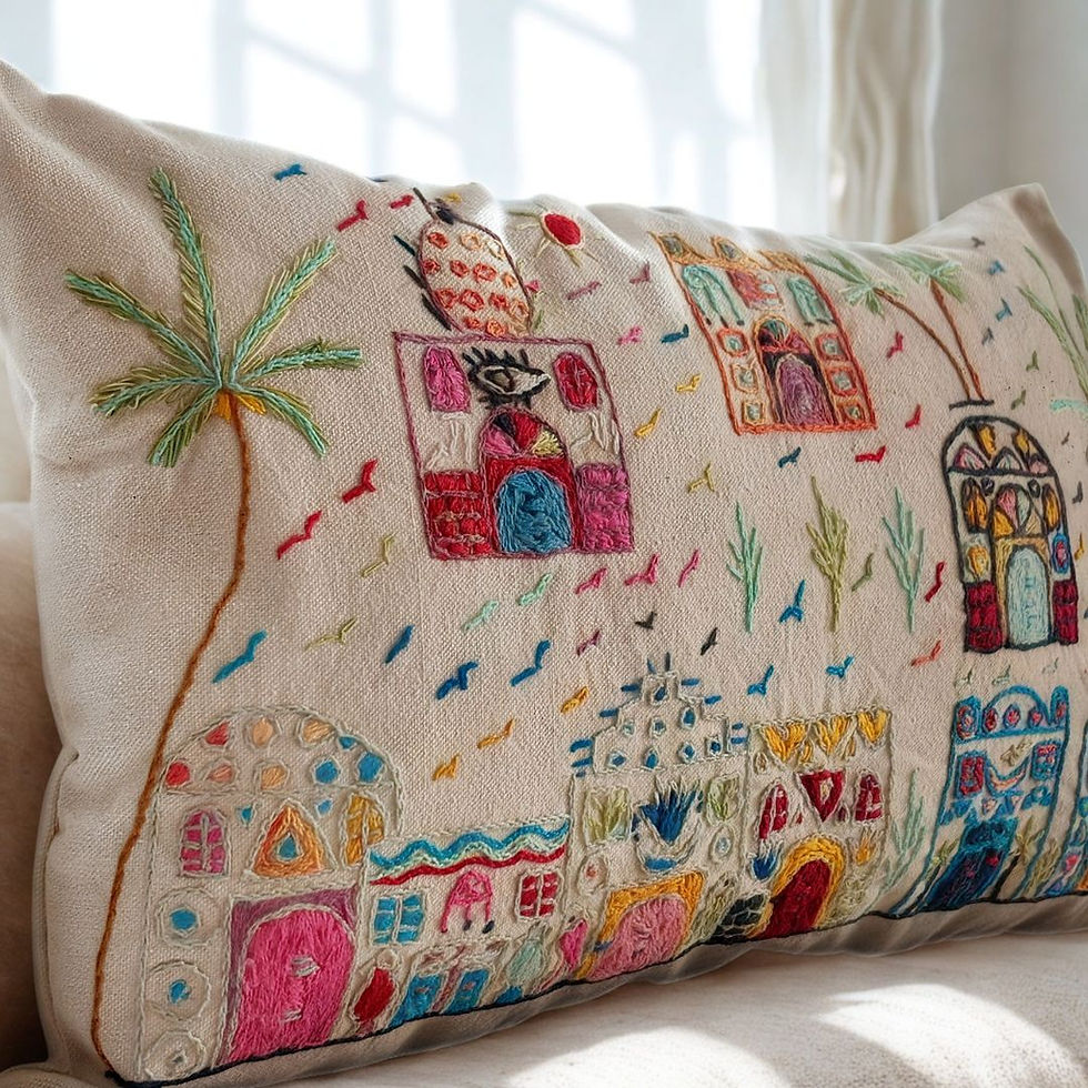 Thumbnail: Handmade Egyptian Cotton Cushion Cover No.16