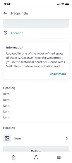 Image 6/6
Low-fidelity wireframes demonstrating the initial information architecture and primary navigation structure.