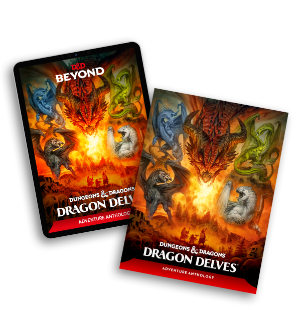 D&D RPG DRAGON DELVES AN ADVENTURE ANTHOLOGY (HC)