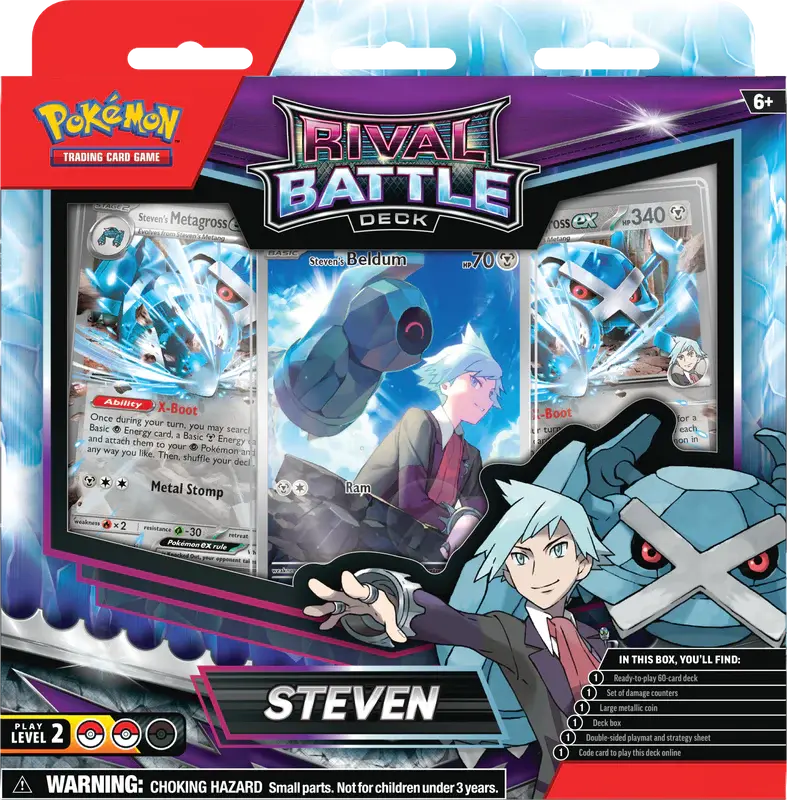 Pokemon Rival Battle Deck Steven