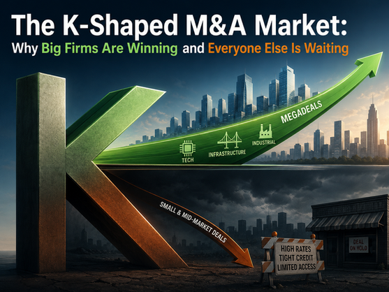 The K-Shaped M&A Market: Why Big Firms Are Winning and Everyone Else Is Waiting