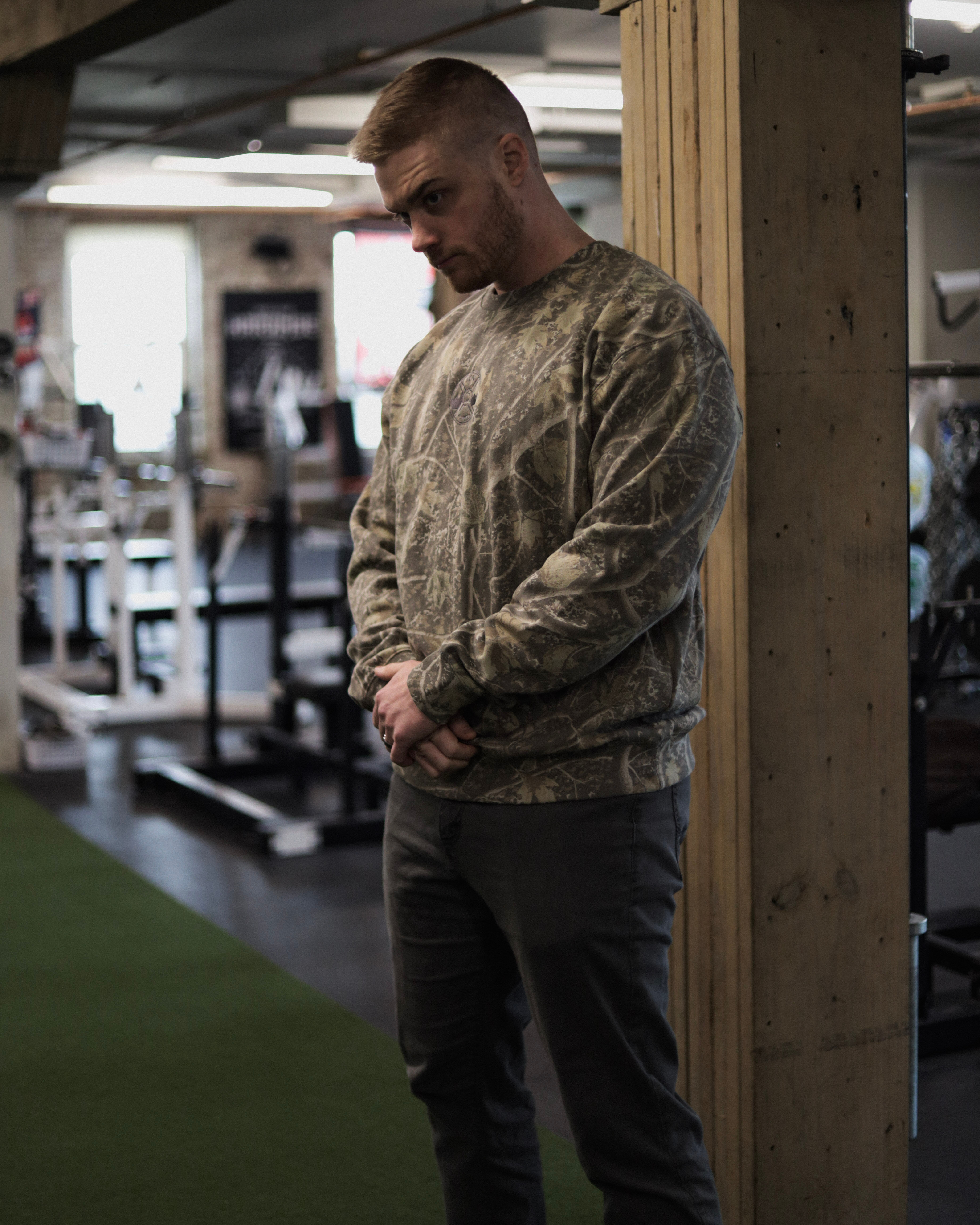 Five Thirteen Embroidered Logo Crewneck