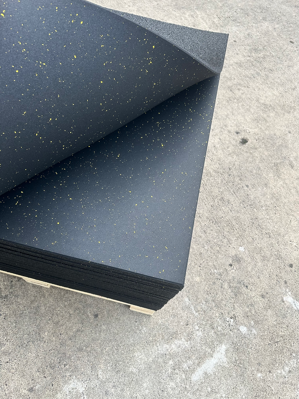 Thumbnail: Close Up of Black Gym Mats