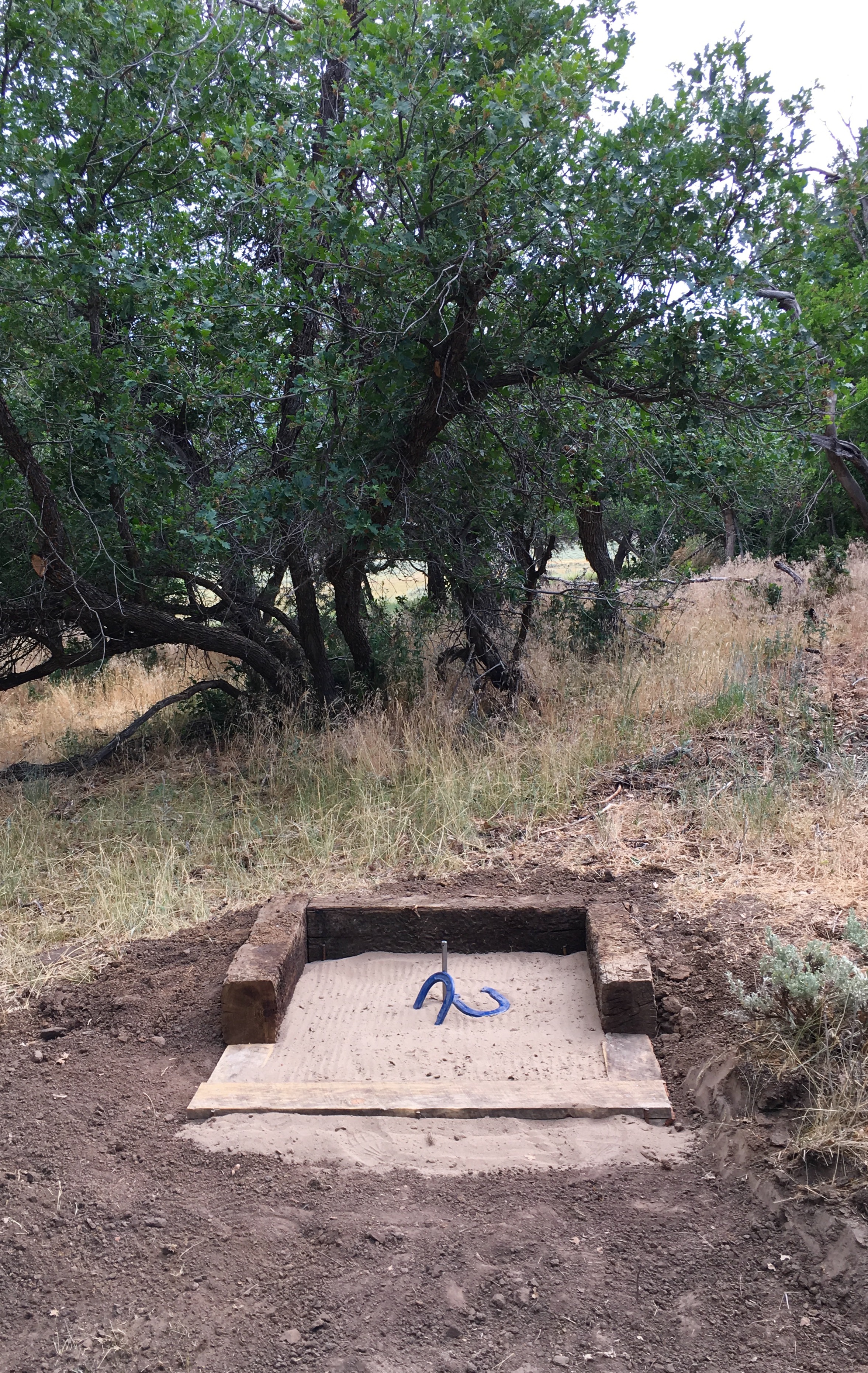 Horseshoe pit