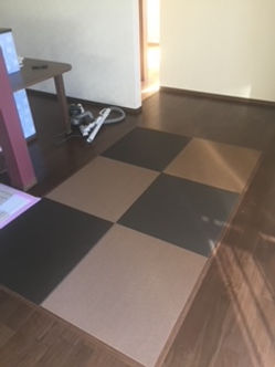 交互の畳模様
