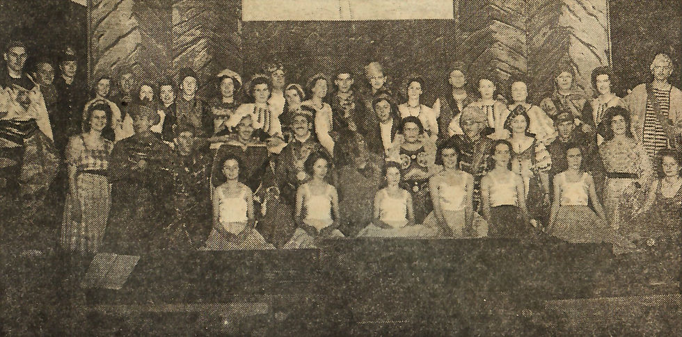 Ali Baba and 40 Thieves pantomine performed by RAF personnel