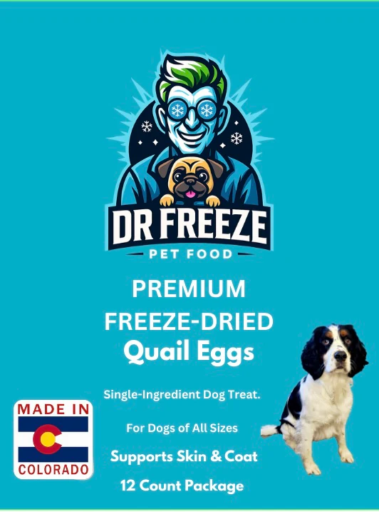 Freeze Dried Quail Eggs 12 ct package
