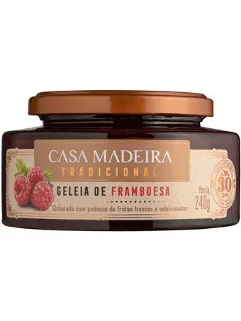 Geleia Tradicional de Framboesa 240G Casa madeira