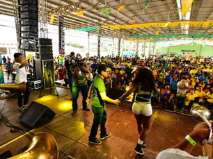 Cerca de cinco mil pessoas comparecem ao espaço ‘FanFest- Circuito Cultural 2022’ durante o jogo das