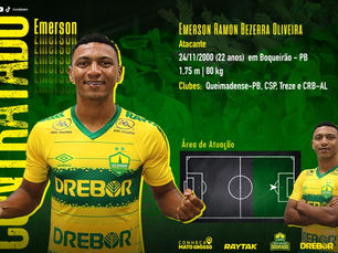 Cuiabá oficializa compra do atacante Emerson Negueba por R$ 900 mil